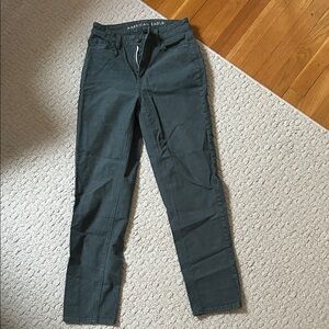 American Eagle Outfitters Men’s Forest Green Slim Chinos